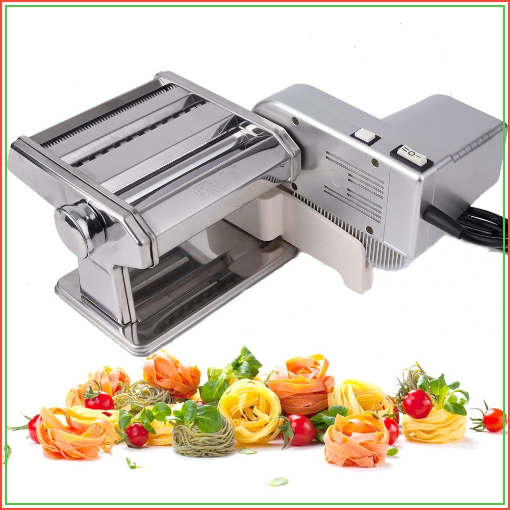 Pasta Machine Electric - Electric Pasta Maker Machine with Motor,