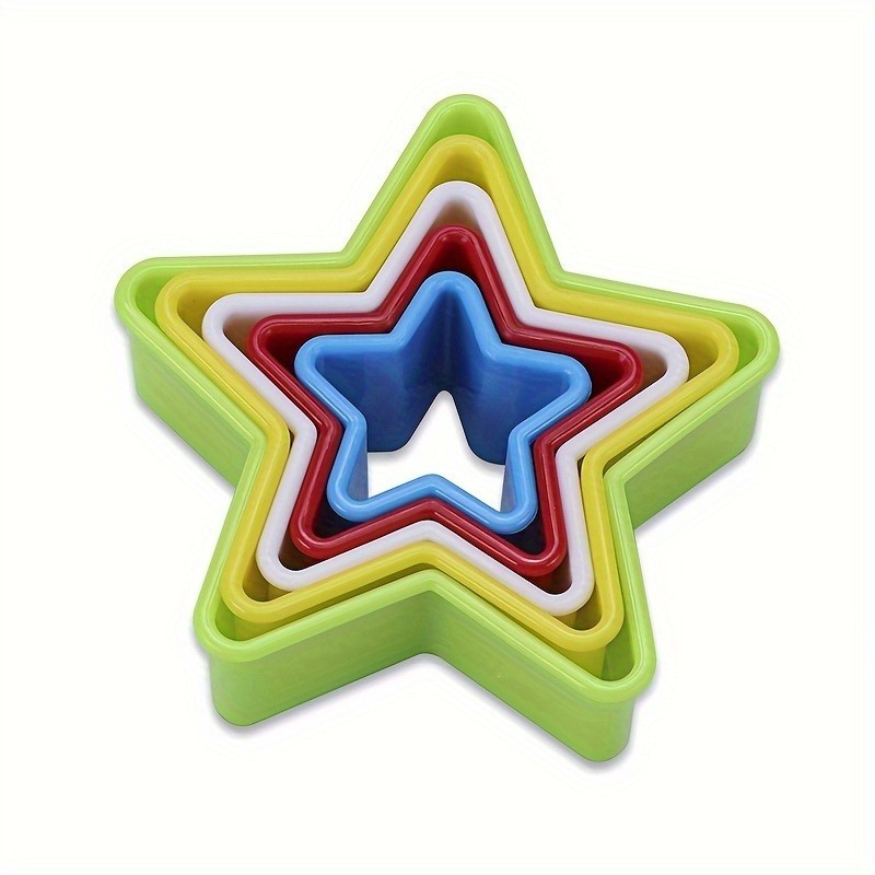 Kitchen Appliances Store - 1/2/3PCS Star Shaped Cookie Cutters, Plastic