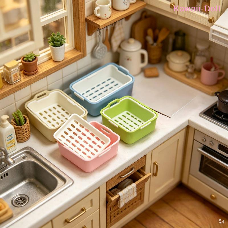 Kitchen Appliances Store - [DO]1 Set 1:12 Scale Dollhouse Sink