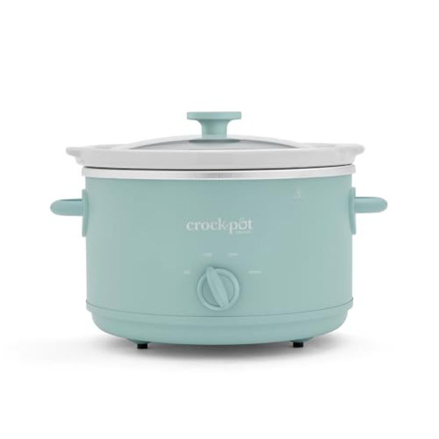 Kitchen Appliances Green - Crock Pot Manual Slow Cooker Design