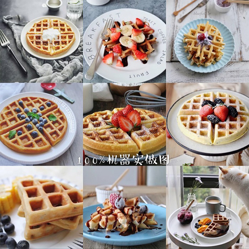 220V Flip Waffle Maker Round P - đánh giá và giá Electric Griddle Pancake