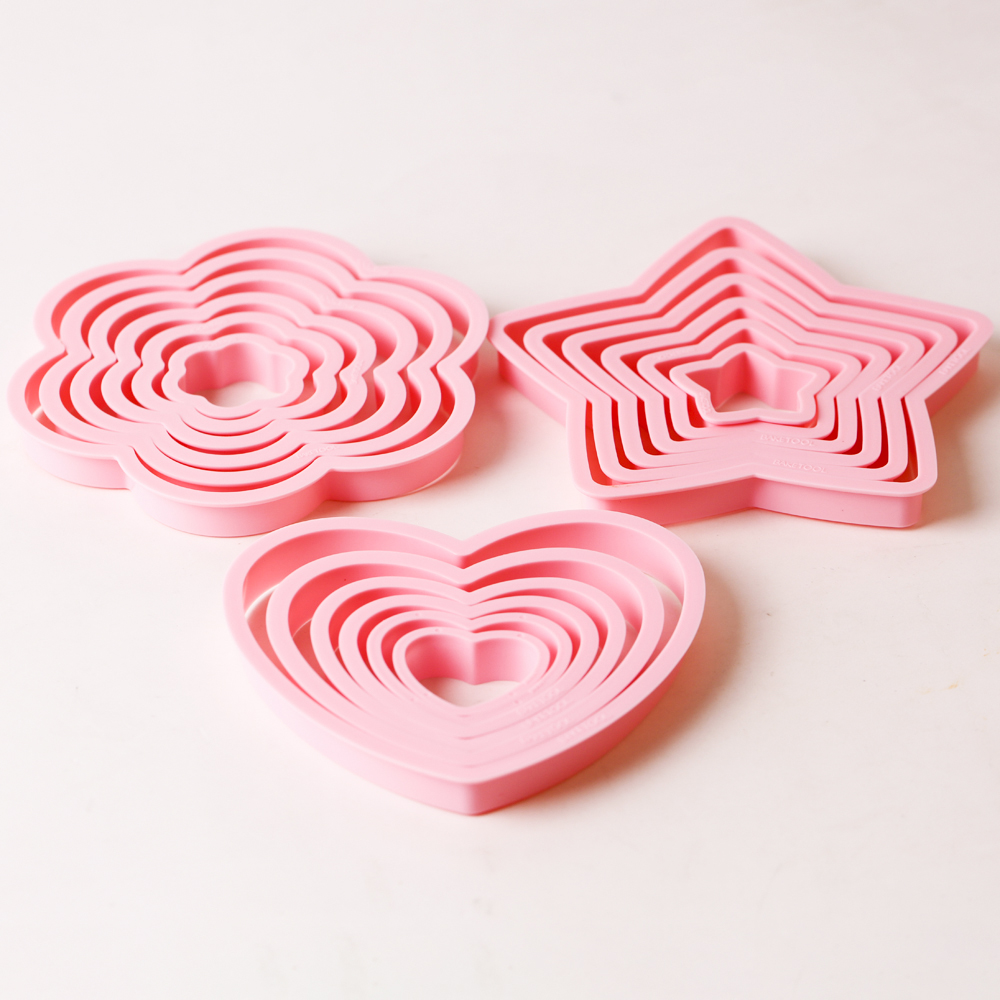 1set/3sets Pink Heart Star Flo - đánh giá và giá Kitchen Appliances For Baking