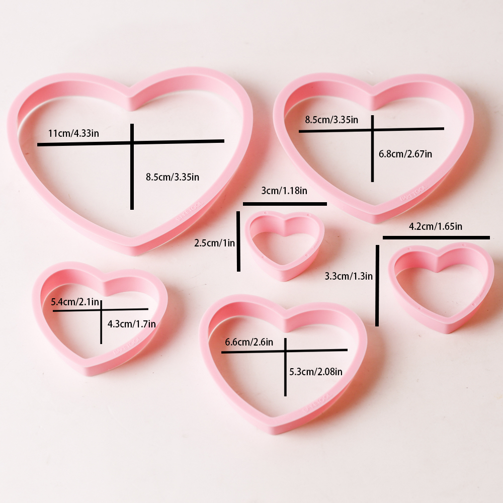 1set/3sets Pink Heart Star Flo - đánh giá và giá Kitchen Appliances For Baking