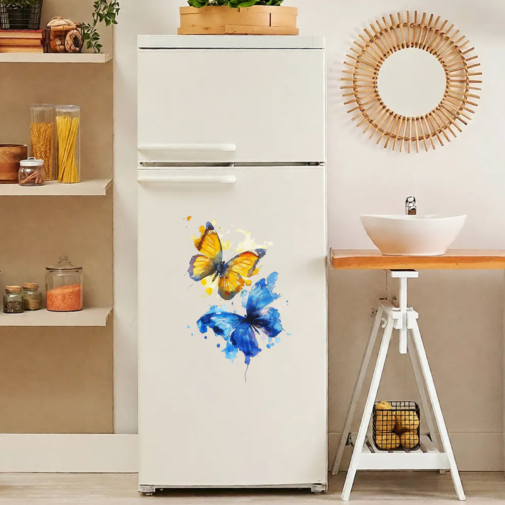 Watercolor Blue & Yellow Butte - đánh giá và giá Kitchen Appliances Yellow