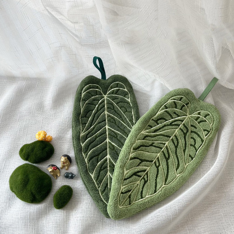 1PC Hot Plant Hand Towel Clean - đánh giá và giá Kitchen Appliances Store