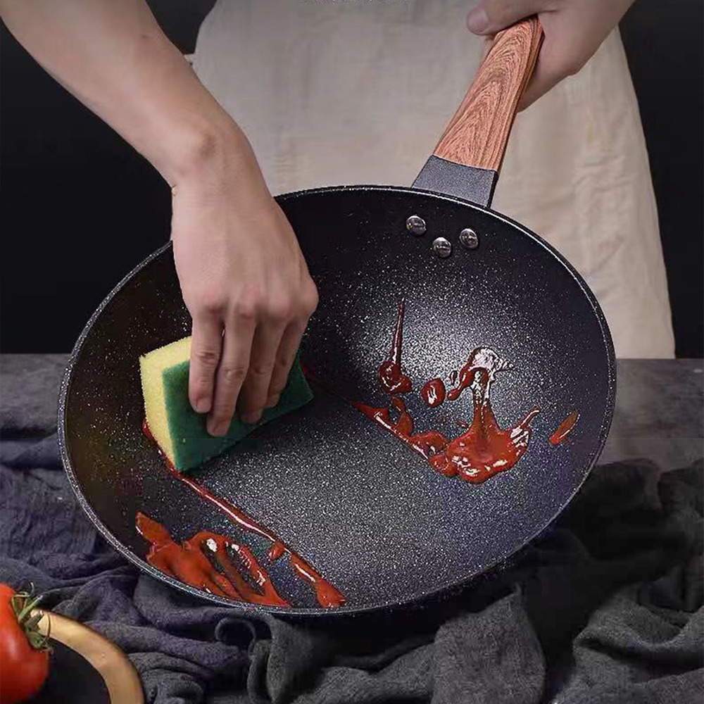 32CM Non-stick Wok Frying Pan  - đánh giá và giá Electric Griddle Pancake