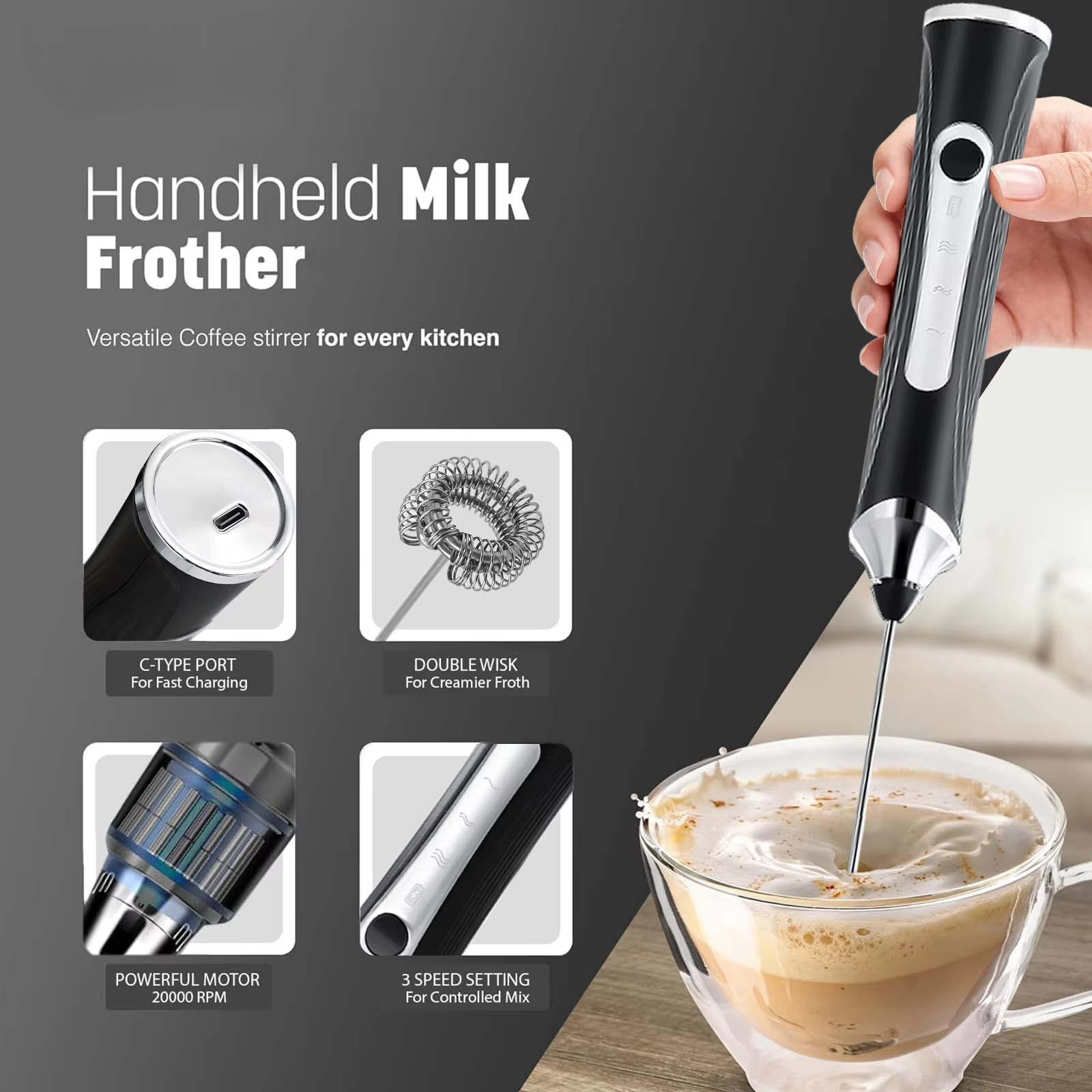 Electric milk frother, milk co - đánh giá và giá Kitchen Appliances Germany