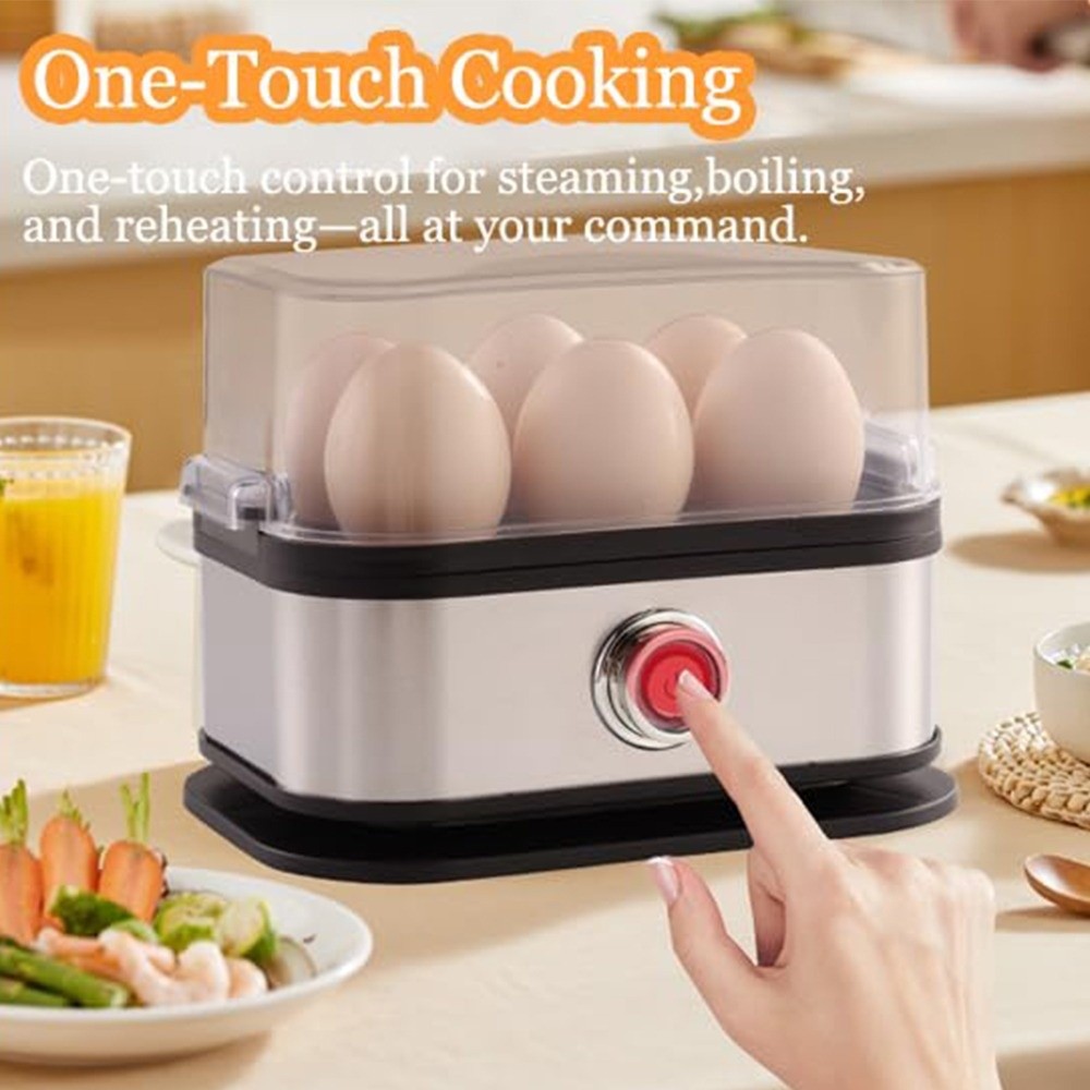 200W Power Eggs Boiler 6 Eggs  - đánh giá và giá Egg Cooker Rapid