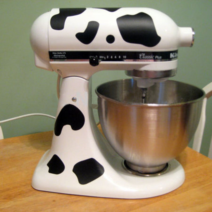 Kitchen Mixer Decor Cow Print  - đánh giá và giá Kitchen Appliances Germany