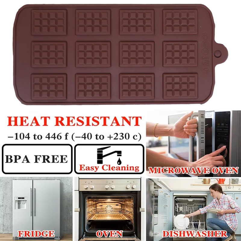 Silicone Chocolate Mold 12 Eve - đánh giá và giá Kitchen Appliances Store
