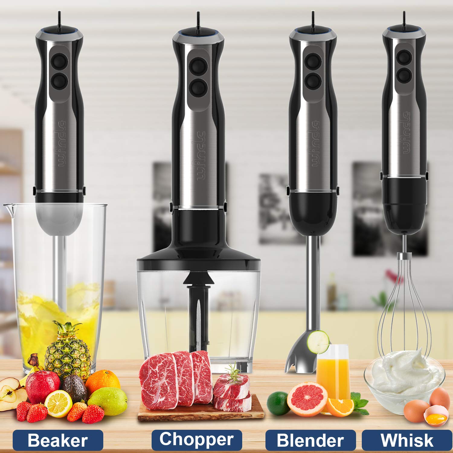 Wancle 1000W Immersion Hand Bl - đánh giá và giá Donut Maker Mini