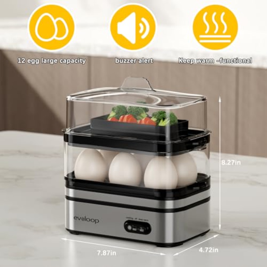 Rapid Egg Cooker Electric 12 E - đánh giá và giá Egg Cooker Rapid
