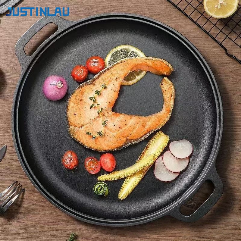 JUSTINLAU Double-Ear Frying Pa - đánh giá và giá Electric Griddle Pancake