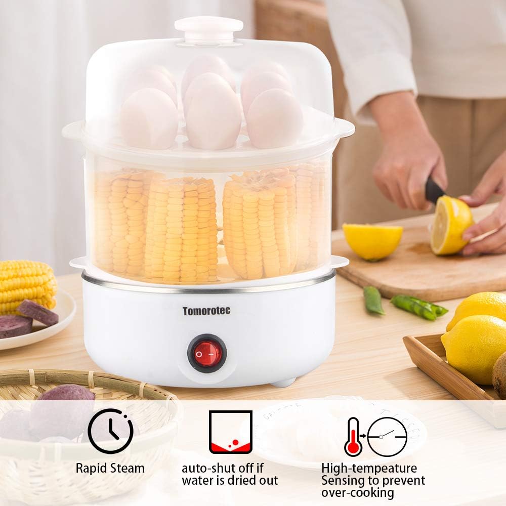 2-tier Egg Cooker Large 14 Egg - đánh giá và giá Egg Cooker Rapid