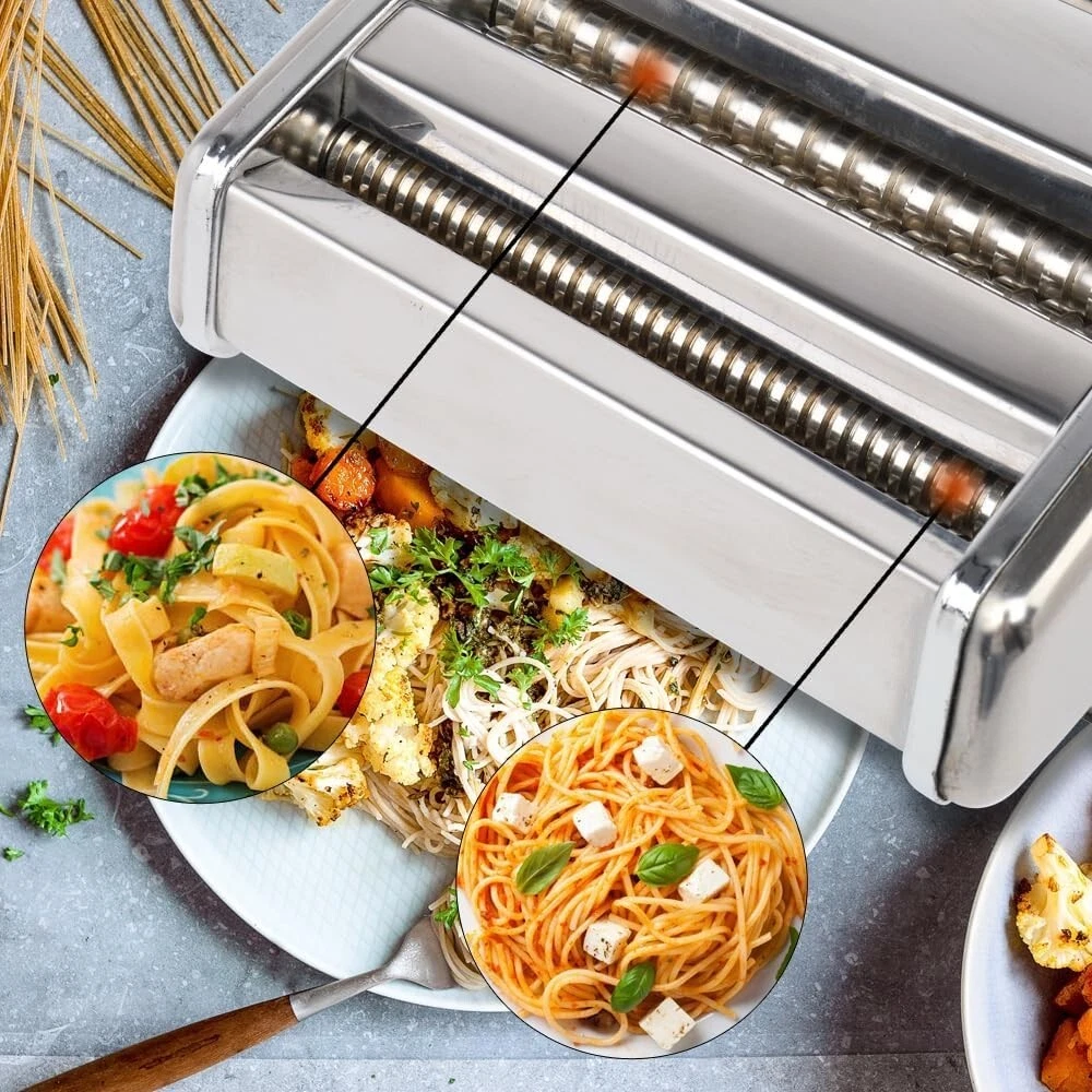 Pasta Maker Machine Stainless  - đánh giá và giá Pasta Machine Electric