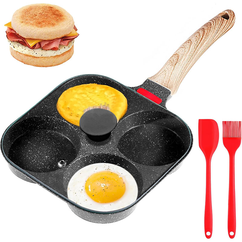 Deepened Egg Frying Pan with L - đánh giá và giá Electric Griddle Pancake