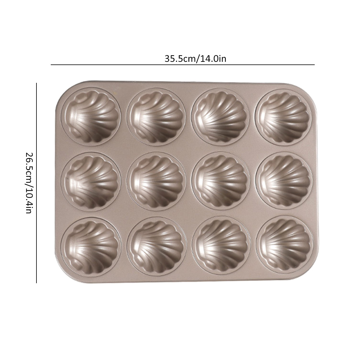 Madeleine Mold Shell Shape Bak - đánh giá và giá Kitchen Appliances For Baking