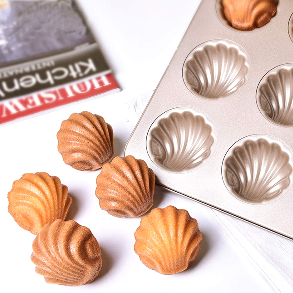 Madeleine Mold Shell Shape Bak - đánh giá và giá Kitchen Appliances For Baking