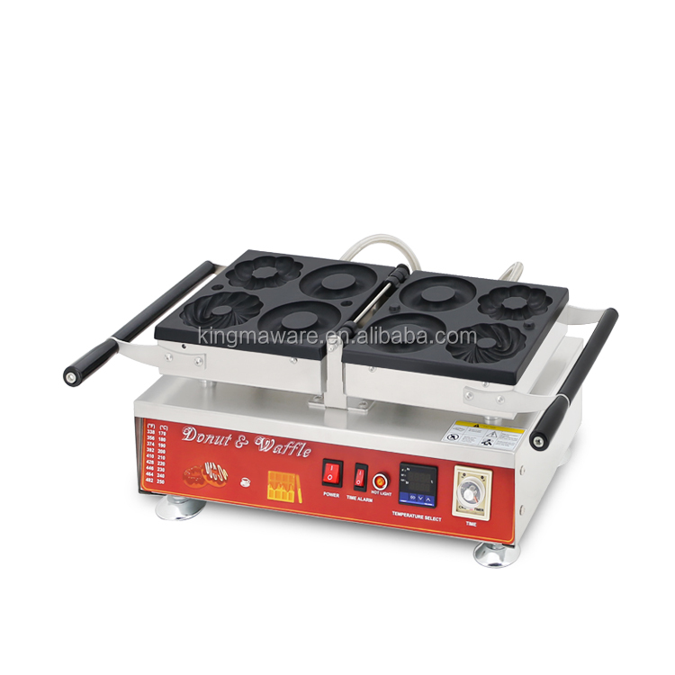 4 Pcs Commercial Electric Donu - đánh giá và giá Donut Maker Mini